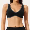 Fornecimento Exclusivo Transfronteiriço de Sutiãs de Yoga com Lindo Design nas Costas e Cores Contrastantes, Adequados para Uso ao Ar Livre, Sutiãs Esportivos para Corrida, Fitness e Tops de Yoga 3588