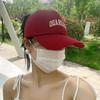 Gorra de béisbol de copa vacía para circunferencia de cabeza grande, visera ancha para mujer, gorra con protección solar, gorra de verano combinable, para cara pequeña, se puede atar para coleta