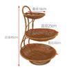 Cesta de Frutas para Exhibición Dropshipping Transfronterizo, Soporte de Exhibición de Cesta de Frutas de Múltiples Capas con Forma de Cintura para Hogar, Restaurante, Cocina, Hotel, Dulces y Bocadillos