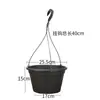 Lavabo Universal Hollen Diaolan para Colgar en la Pared Interior y Exterior Barandilla Colgante Valla de Balcón con Gancho Maceta Creativa Simple