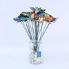 Mariposa de Simulación de PVC Decoraciones de Jardín para Exteriores Diseño Creativo 3D para Jardinería Fábrica de Mariposas de Simulación