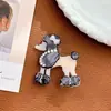 Xizi Jewelry Acetato Pedrería Goma para el Pelo de Perro Moda Casual Cuerda para Cola de Caballo Lindo Dibujo Animado Pinza para Flequillo Accesorios para el Cabello