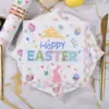 Servilletas de Papel Desechables Estampadas de Pascua Transfronterizas Suministros para Fiestas Navideñas de Amazon Servilletas para Restaurantes Occidentales