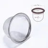 Colador de té Filtro de té Filtro para tetera Filtro de acero inoxidable Filtro de hojas de té Kung Fu Estilo japonés Pequeño Transparente