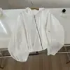 Camisa de Protección Solar de Manga Larga con Capucha y Cremallera Estilo Coreano para Mujer, Cárdigan Delgado Suelto y Casual para Exteriores con Cordón