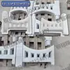 Molde para Pedra de Caminho Piso de Pátio de Jardim Ladrilhos de Pátio Cerca de Cimento de Pátio Ladrilhos de Flores Tábua de Valeta para Vegetais Ferramenta de Polimento de Plástico