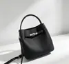 Bolsa Feminina de Couro Genuíno, Bolsa Saco, Novo Modelo 2026 Bolsa de Mão com Fivela Kelly, Bolsa de Ombro para o Dia a Dia, Bolsa Transversal Feminina