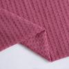 Jacquard Stretch Tecido Verão Feminino Cross Rib Abacaxi Gauge Super Soft Waffle Tecido de Malha