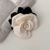 Nuevo Tejido Multicapa Tridimensional Camelia Retro Accesorios para el Cabello Tela Dulce de Gama Alta Cuerda para el Cabello Goma para el Cabello Diadema Tocado