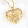 Nuevo Colgante de Joyería de Alto Nivel Chapado en Oro con Circonita Dopamina de Amazon Collar de Moda Transfronterizo para Hombres y Mujeres
