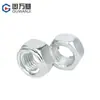 Tuerca de seguridad de chapa metálica galvanizada Guwanji Gb6184 de hierro hexagonal autoblocante anti-aflojamiento M4-M20