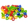 Hongtai Floco de Neve Tubo de Água Divertido Homemzinho Macio Blocos de Construção Brinquedo DIY Infantil Barraca de Venda Quente