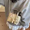 Bolso Casual Sencillo Bolso de Hombro Cruzado 2026 Nuevo Elegante Estilo Cesta Estampado Vintage Bolso Cubo para Mujer