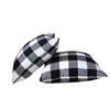 Amazon Funda de Cojín Cuadros de Poliéster Algodón Teñido en Hilo Decoración Navideña para el Hogar Cojín de Sofá Cojín de Cama para la Cintura con Relleno