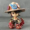 Al por mayor Figura de Luffy, Zoro, Sanji en versión Q sentado de una pieza Modelos de Juguetes de Moda Decoración de Coche