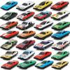 Coche de juguete para niños de comercio exterior de Amazon, coche de hojalata de metal, coche de estacionamiento, escena de regalo, coche para niño