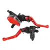 Bomba de Freno Modificada para Motocicleta Todoterreno Bomba Superior de Freno de Disco CNC 7/8 22mm Hoja de Arce Manillar de Embrague Ajustable