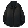 Nueva chaqueta de vuelo de alta calidad transfronteriza para hombre con cuello alto, chaqueta de cuello de béisbol, ropa exterior casual, chaqueta de moda estilo americano