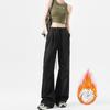 Pantalones de Trabajo Paracaídas Retro Americanos para Mujer, Nuevos Pantalones Deportivos para Exteriores Otoño e Invierno 2026, Pantalones Casuales de Cintura Alta Adelgazantes