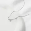 Collar de Joyería, Marca de Lujo Ligero de Moda, Collar con Cara Sonriente, Diseño de Nicho de Alta Gama, Collar con Colgante Pequeño Incrustado con Piedras Preciosas