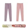 Calça longa feminina pura para mães de meia-idade e idosas, calça de lã completa, tamanho grande, folgada, calça térmica de inverno para idosos, calça fina