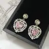 Versa Live Explosions Pomegranate Ruby Set Women's Plating 18K Princess Love Micro Zirconium Diamond Earrings Pendant