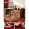 Caja de Almacenamiento Cosmético Cajón de Escritorio Tipo Madera Almacenamiento Encimera Perfume a Prueba de Polvo Gabinete Pequeño Estante de Almacenamiento de Mesa