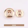 Abrigo de Lana Metálico con Hebilla de Dos Ojos Huecos Chaqueta Traje Formal Botón de Hebilla Botón Accesorios de Ropa Jinda