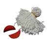 En stock cuerda de algodón encerado cabeza redonda bala cuadrada pequeña Corea del Sur poliéster encerado de alta gama de alta gama cuerda para colgar ropa cuerda para colgar cordón