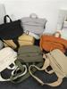 Comercio Exterior Transfronterizo Bolso de Hombro Casual de Nylon para Mujer 2025 Nuevo Simple Color Sólido Viaje Ciclismo Bandolera