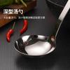 Utensilios de Cocina al por Mayor: Espátula de Cocina Doméstica Negra de Tres Puntas con Perla, Cuchara para Gachas de Acero Inoxidable, Cuchara Coladora, Espátula Coladora, Venta al por Mayor por Fabricante