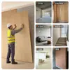 Decoración de Casa Entera Paneles de Pared con Grano de Madera y Cristal de Carbono Paneles de Pared Integrados de Fibra de Madera de Bambú Decoración de Hotel Pared de Fondo con Chapa de Madera