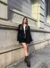 Comércio Exterior Transfronteiriço Spot Outono e Inverno 2025 Novo Blazer Casual de Alta Qualidade para Mulheres