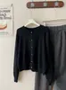 Cardigan Tricotado de Lã com Botões Pequenos Dourados em Coração Retrô Japonês e Coreano, Jaqueta Estilo Outono e Inverno Feminina, Top Casual para Sobreposição