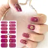 Película de Calcomanía para Uñas FF Estéreo Impermeable Sin Hornear Calcomanía Completa Estilo Simple Papel de Película para Calcomanías de Uñas de Primavera, Verano, Otoño e Invierno