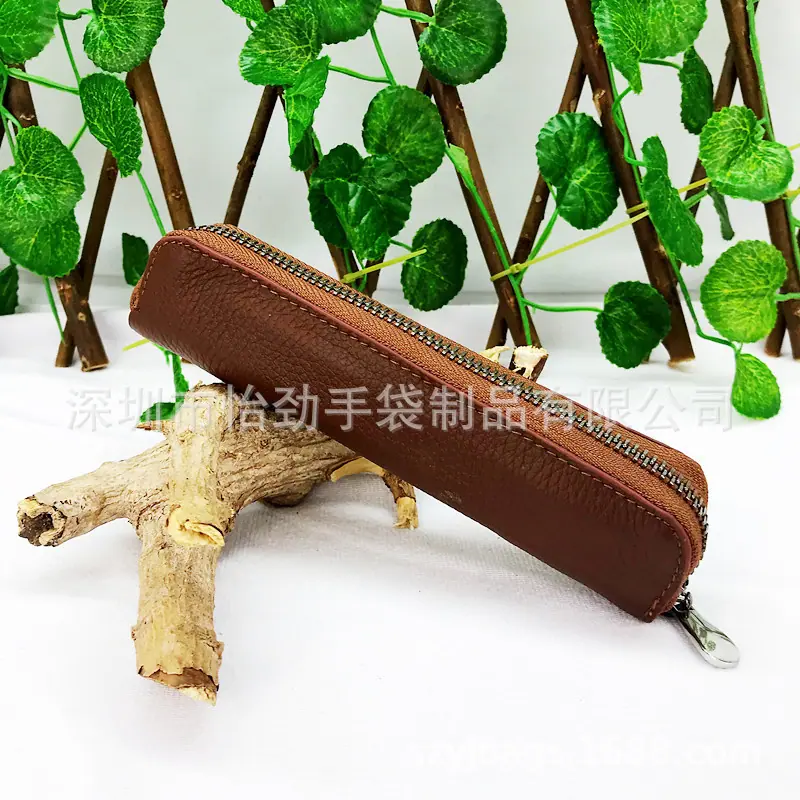 真皮仪器包