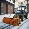 Cepillo Rodillo Barredor de Nieve a Bordo Equipo de Retiro de Nieve, Vehículo Quitanieves para Carreteras de Invierno, Barredora de Nieve para Carreteras Municipales, Tipo Montado en Vehículo