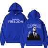 Justicia para Charlie Kirk Sudaderas con Capucha Libertad Ropa de Hombre Hara