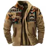 Moletom Americano com Zíper, Moletom de Corte Solto, Jaqueta com Forro de Fleece, Jaqueta Moletom Tendência de Marca Estilo Americano de Manga Longa