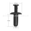 Sujetador de coche tornillo de expansión de plástico hebilla clip adecuado para Fender Fender clip de fijación de maletero