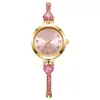 Pulsera de reloj fina para mujer con forma de corazón, estilo nuevo de moda, superventas transfronteriza, incrustada con diamantes, extensible, ajustable libremente