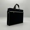 Bolsa de Archivo Portátil para Oficina Bolsa para Documentos para Hombre Gran Capacidad Cremallera Multicapa Bolsa para Datos Bolsa de Conferencia Bolso al por Mayor