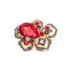 Broche de Aleación Galvanizada con Diseño Floral de Corazón, Novedad Primavera 2026, Estilo Celebridad de Internet, Pin de Broche Decorativo Personalizado para Mujer