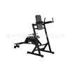 Equipo de fitness de doble función más vendido de fábrica Equipo de fuerza deportiva barras paralelas de gimnasio elevador de rodillas y entrenador de músculos abdominales