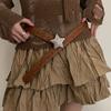 Cinturón Estilo Western Retro Americano Hebilla de Estrella Y2K Personalizado Versátil Para Hombres y Mujeres Punk Británico Comercio Electrónico Transfronterizo