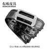 Cinturón de Piel de Hueso de Cocodrilo de Alta Venta Transfronteriza para Hombre Hebilla Automática de Acero Inoxidable Cinturón de Piel Genuina Casual de Negocios Caja de Regalo