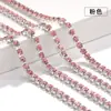 Cadena de Diamantes de Colores 2/2.5/2.8/3.0mm Cadena de Garra de Pedrería Intensa Pegatinas y Accesorios para Fundas de Teléfono Móvil DIY