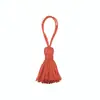 En Stock 6cm Borla Mini Punto de Cruz Hilo Nudo Colgante para Coche Adorno Nudo Chino Estilo Corto Accesorios Vintage