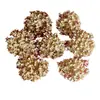 Flor de Hortensia Madera Dorada Flor de Nochevieja Accesorios de Hortensia Madera Dorada Decoración para el Hogar de Año Nuevo Adorno Colgante para Puerta venta al por mayor