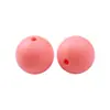 Cuentas de Silicona de 15 mm, Redondas para Pulsera de Abalorios DIY, Llavero, Accesorios para Joyería, Cuentas Sueltas al por Mayor en Stock
